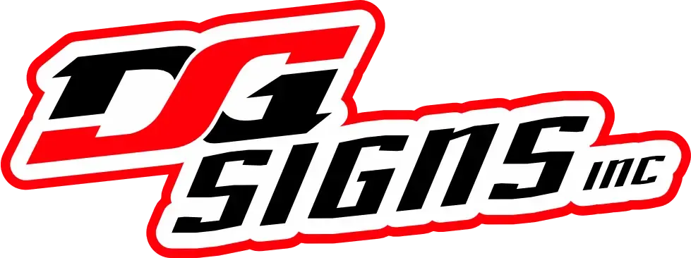 DG Signs custom signage work in Red Deer