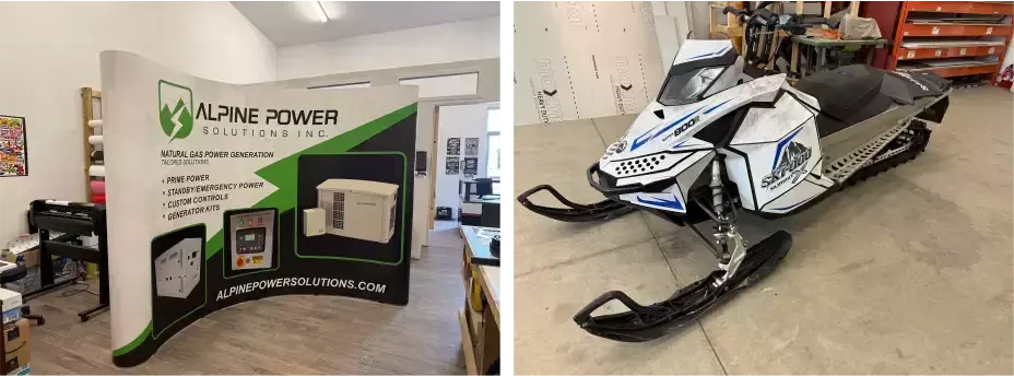 Storefront signage by DG Signs
